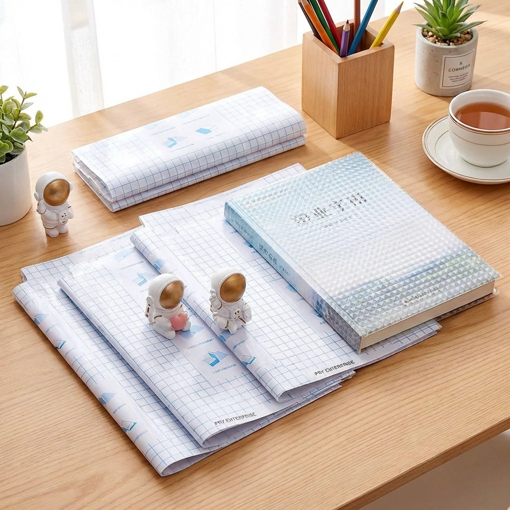 Clear Book Cover Sticker Roll (30pc)