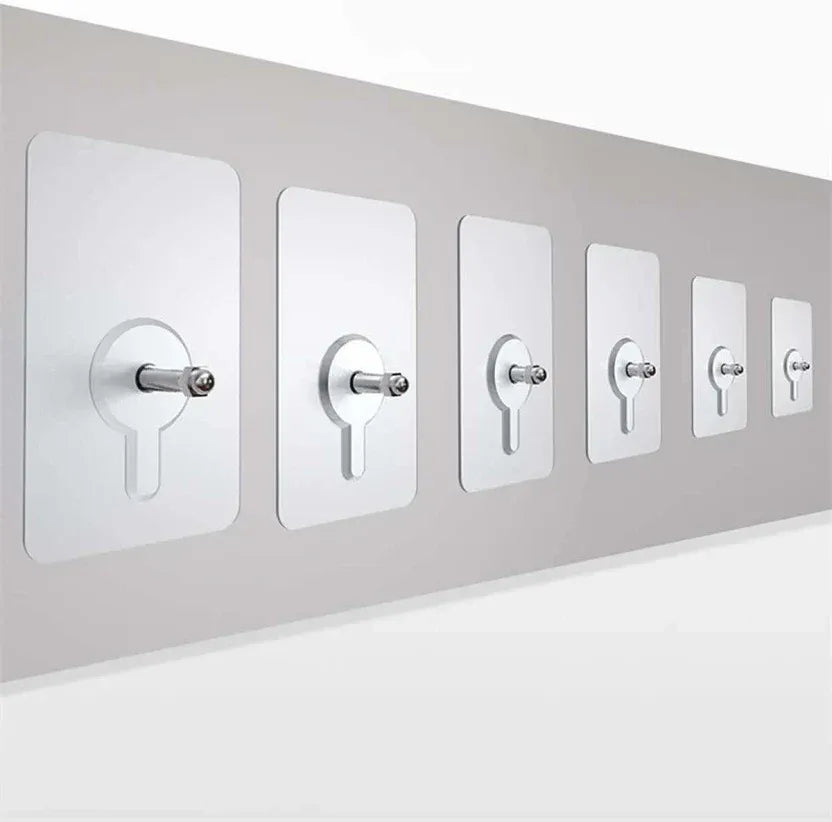 Damage-Free Self-Adhesive Wall Hooks (Pack of 20)