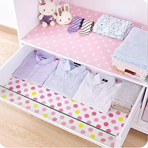 Anti-Slip Waterproof Drawer & Shelf Mat Roll (30×300 cm) | Multipurpose Kitchen Cabinet, Fridge, Table & Bathroom Liner