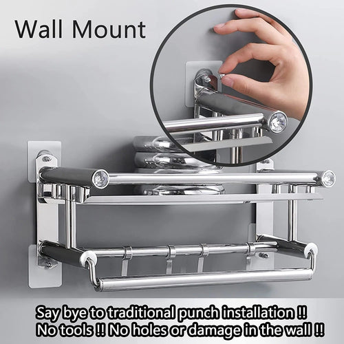 Damage-Free Self-Adhesive Wall Hooks (Pack of 20)