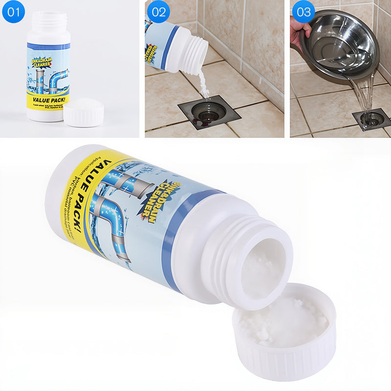Powerful Sink & Drain Cleaner Powder – Instantly Clears Tough Clogs