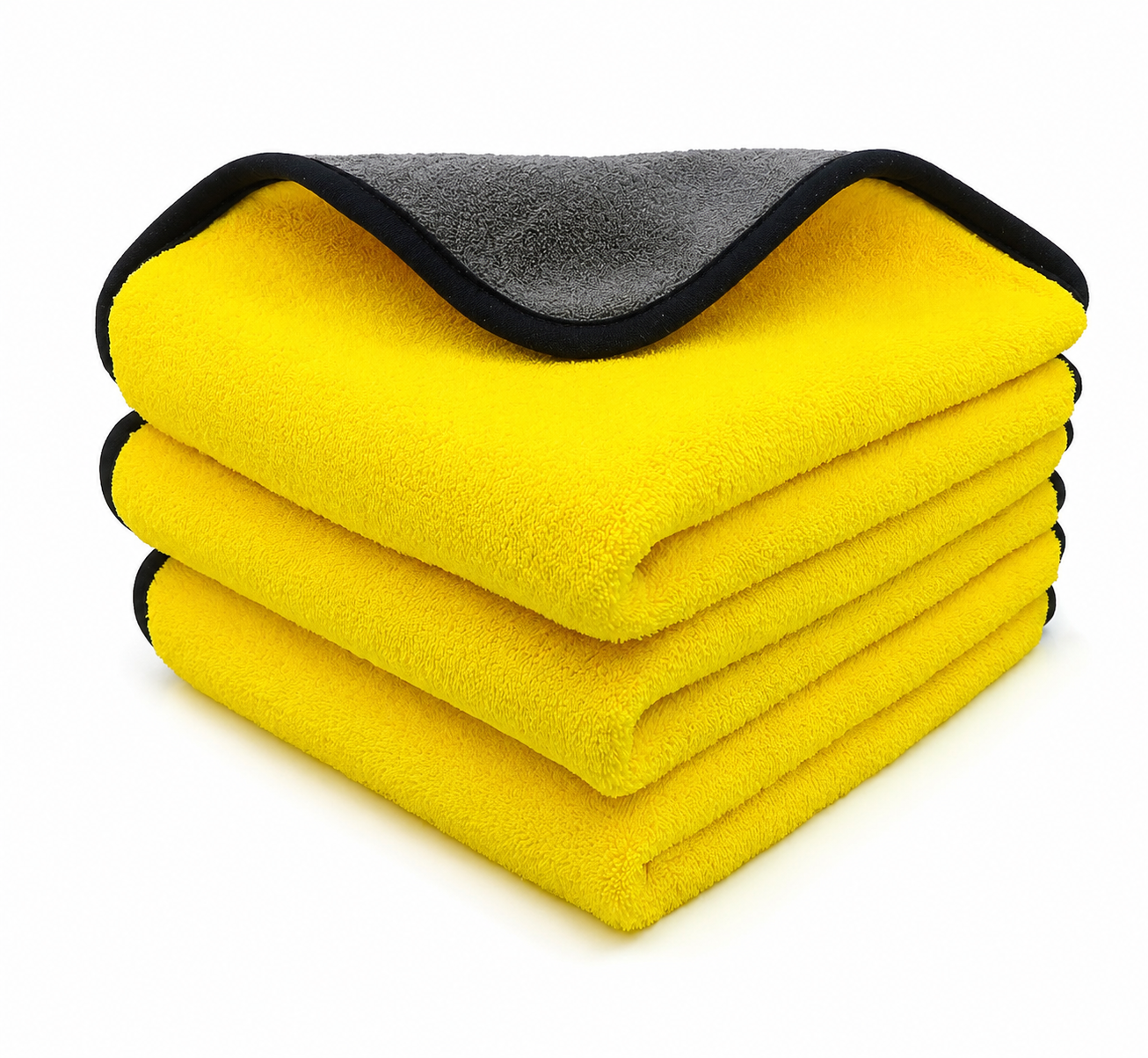 Premium 800 GSM Microfiber Cleaning Cloth (Pack of 2) | Ultra Soft Car Drying & Polishing Towels for Car, Bike, Glass & Home (30×40 cm)