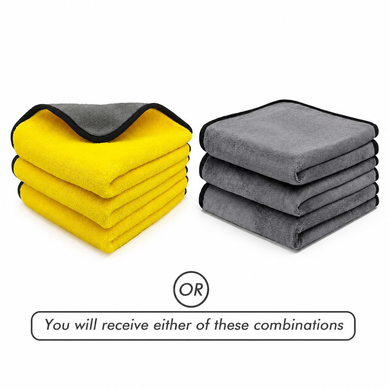 Premium 800 GSM Microfiber Cleaning Cloth (Pack of 2) | Ultra Soft Car Drying & Polishing Towels for Car, Bike, Glass & Home (30×40 cm)