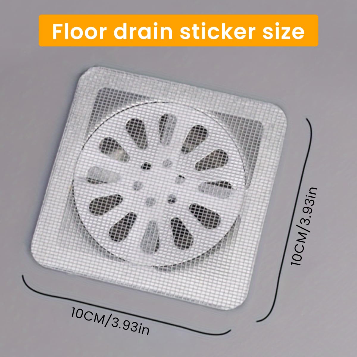 Sink Drain sticker Pack of 10