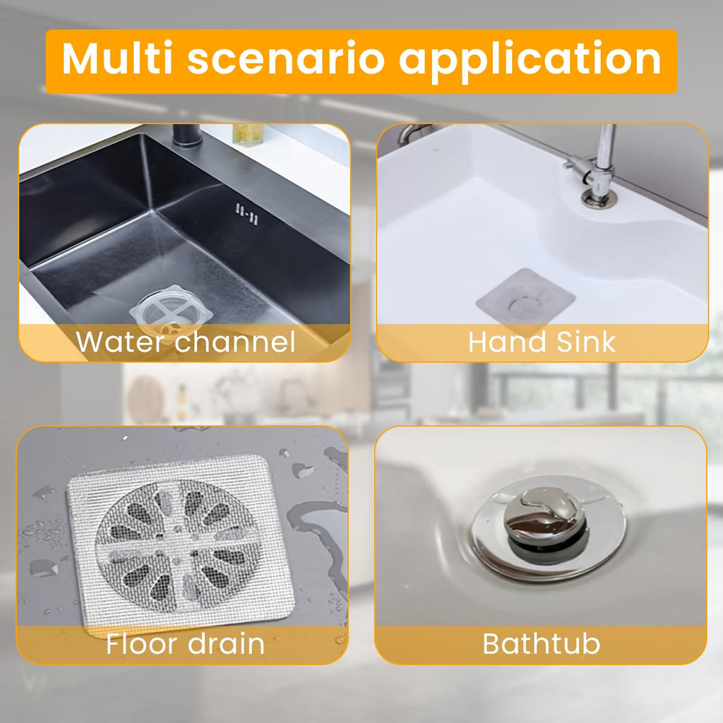 Sink Drain sticker Pack of 10